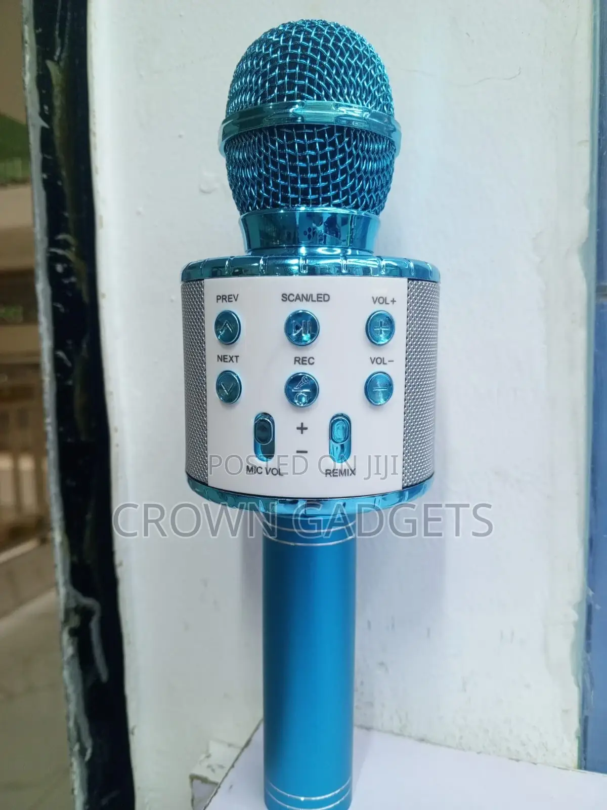 Ws-858l 4-in-1 Ktv Microphone: Speaker, Recorder, Fm Radio