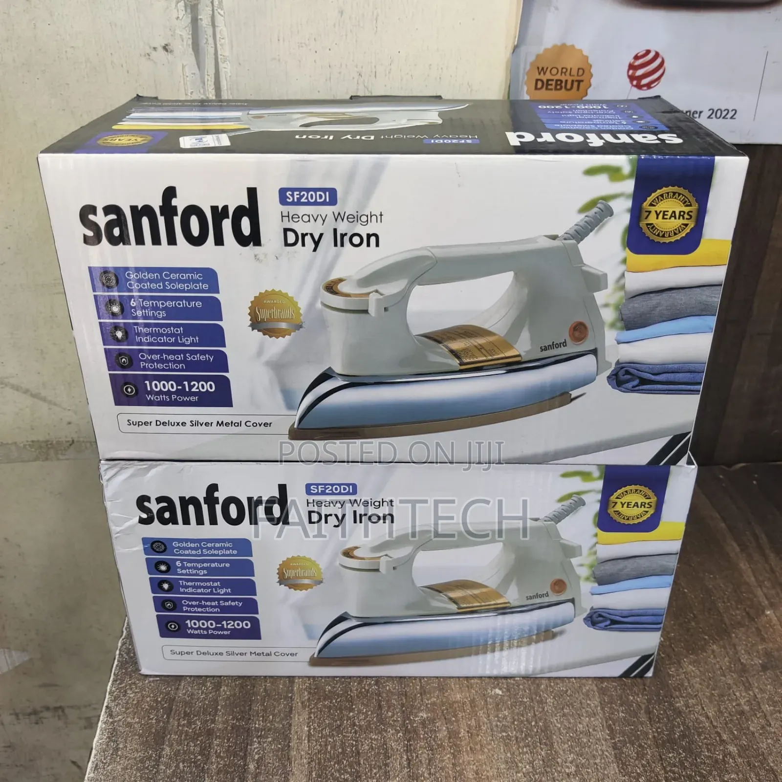 *Sanford Heavy Duty Dry Iron Box
