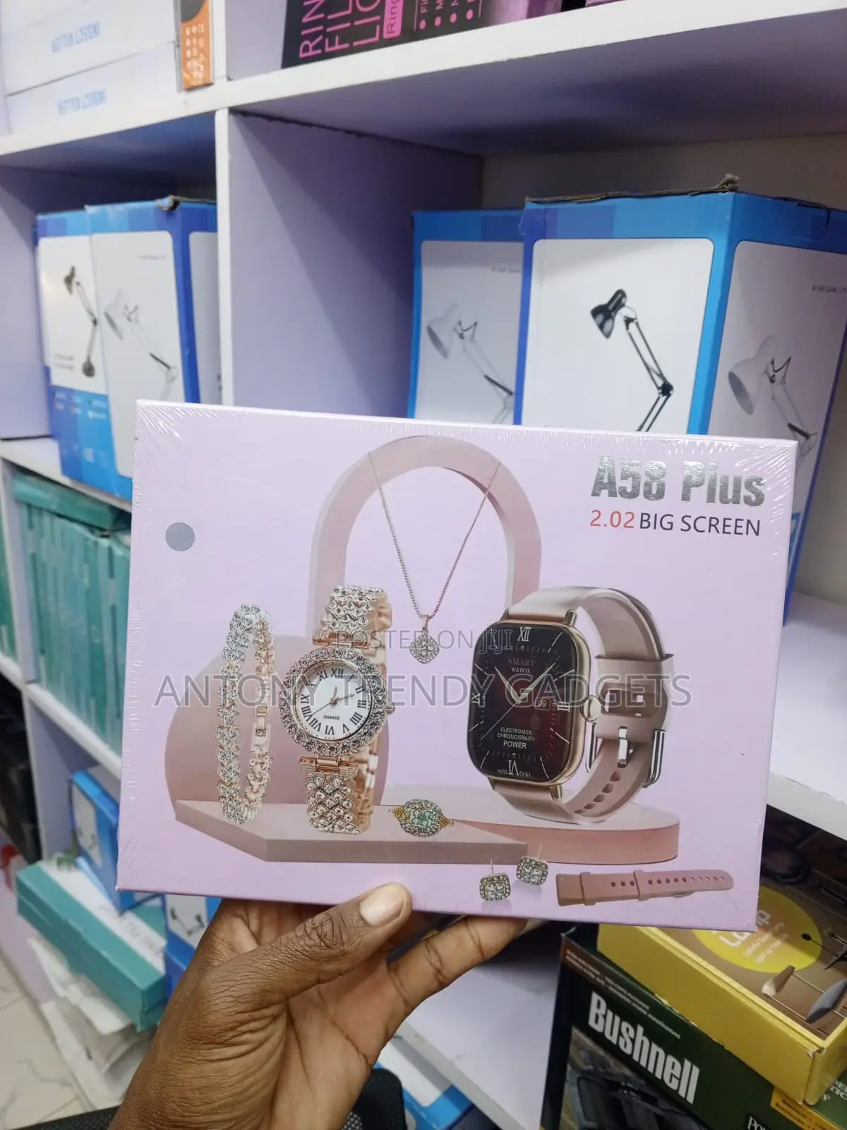 A58 Plus Smartwatch Set, A58 Plus 2.02" Smartwatch & Luxury Bracelet,