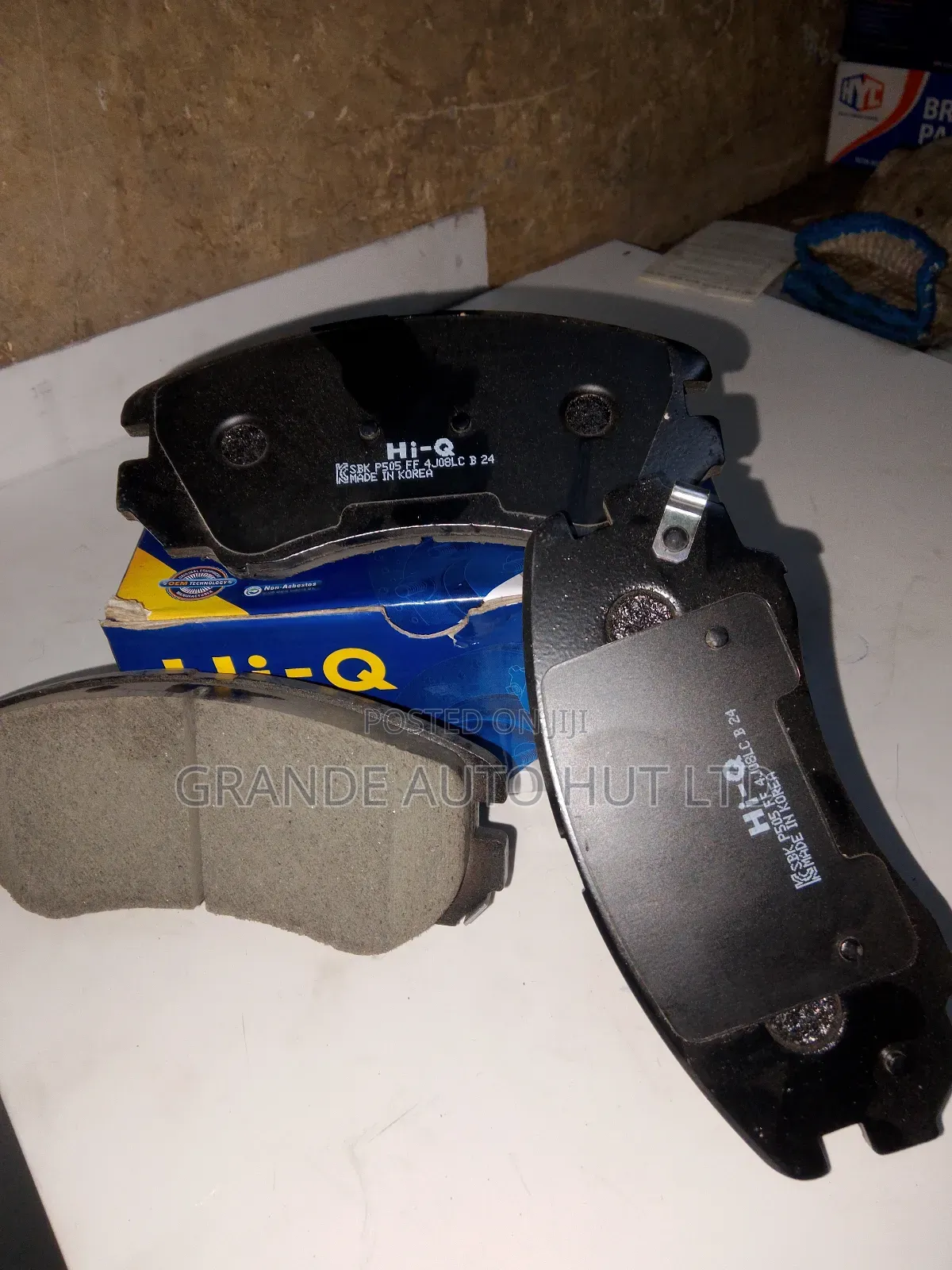 Front Brake Pads Hyundai Tucson 2007 (Hi-Q Brand)