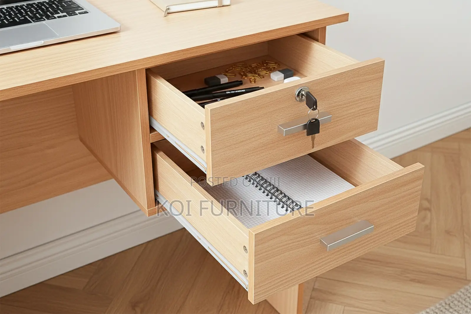 Office Desk : 1.2 Meters Study/ Computer Desk With Drawers