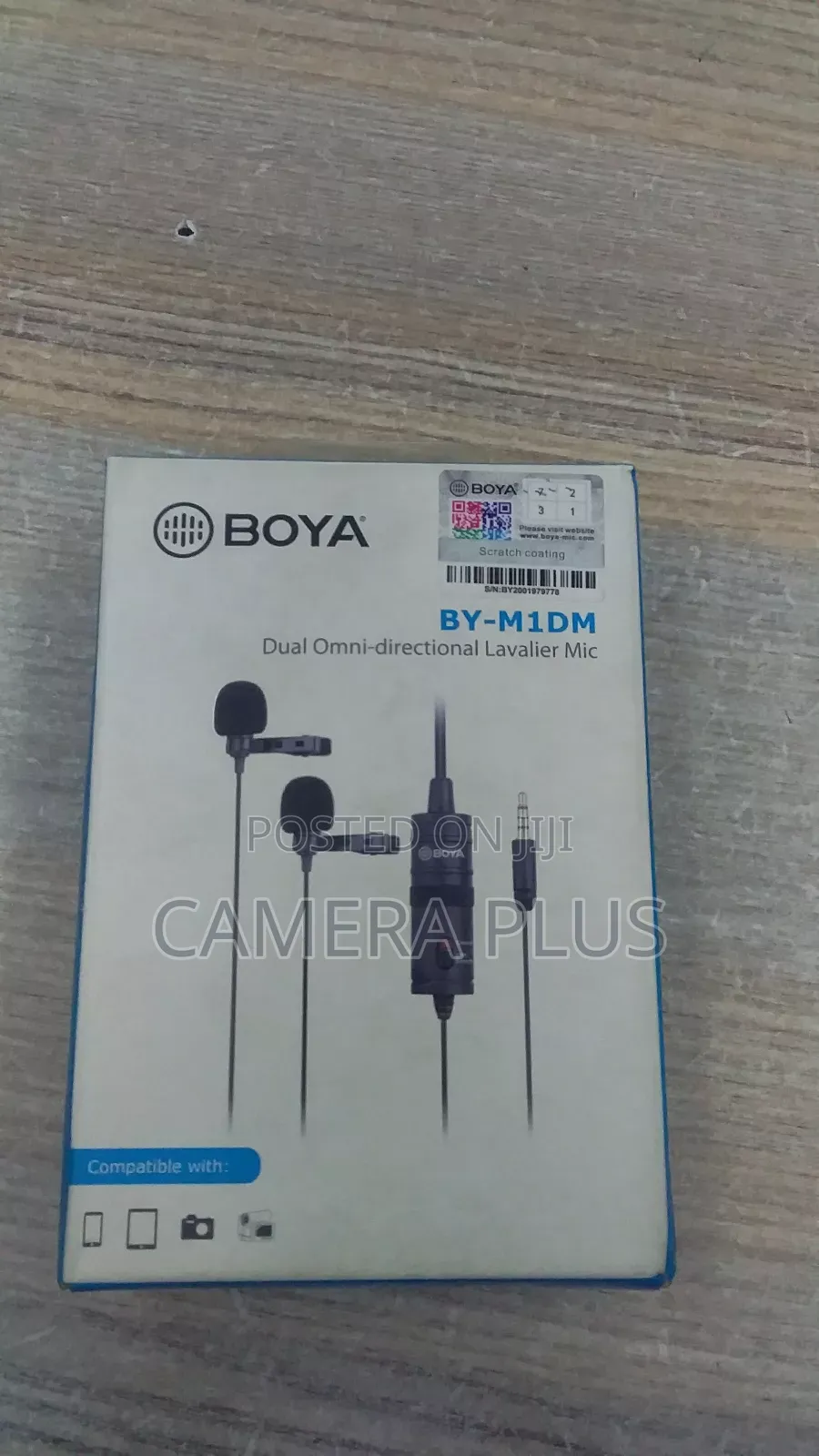 Boya Double Dual Lapel Microphone