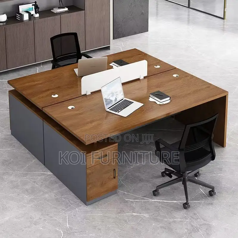Office Desk : 1.4m Modern Wooden Executive Office Desk