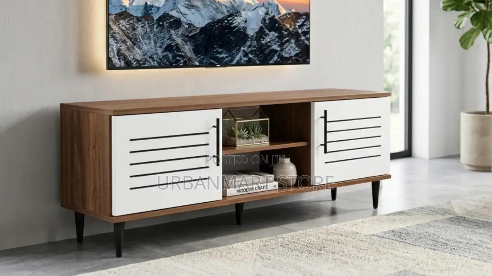 Hudson 4ft Tv Stand Unit – Stylish Media Console Cabinet