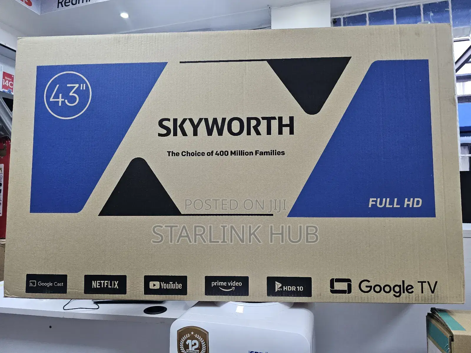Skyworth 43 Inch Smart Google Tv 43e3500g
