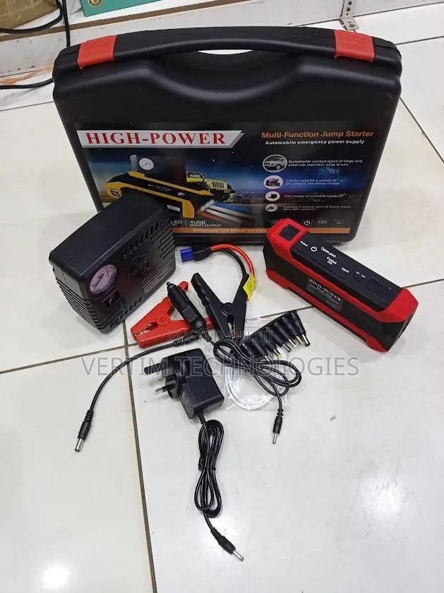 Heavy Duty 12v Car Jump Starter 99800mah With Power Bank Function