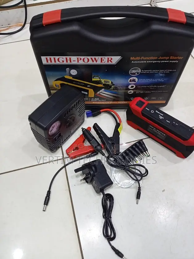 Multi-Purpose High Power 99800mah Jump Starter Tire Inflator