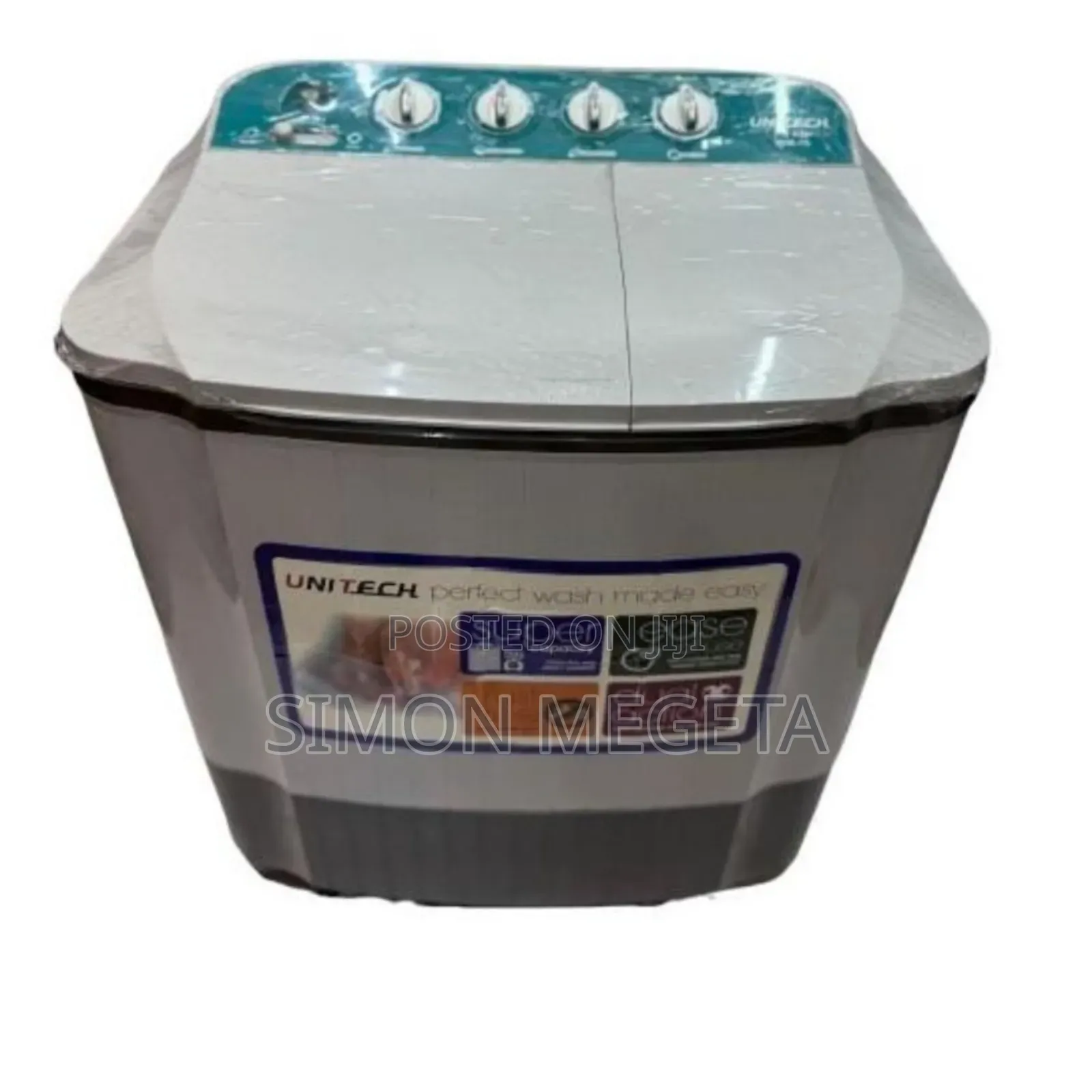 Unitech 7.5kg Twin Tub Top Load Semi-Automatic Washing Machine