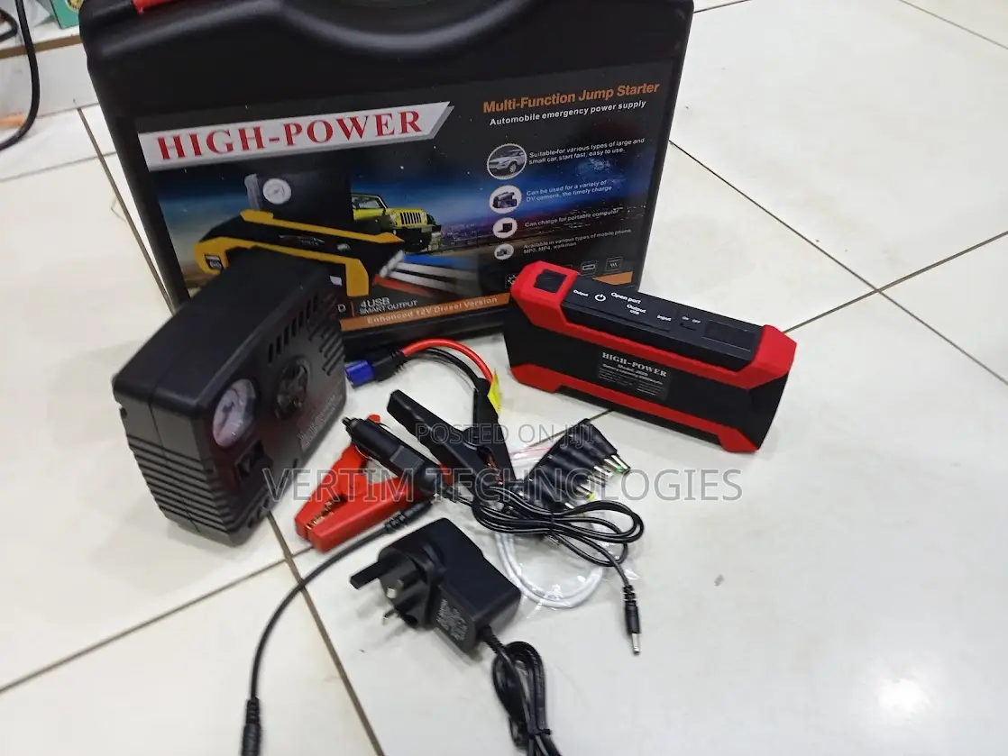 Cost-Effective 99800mah Car Jump Starter With Tire Inflator