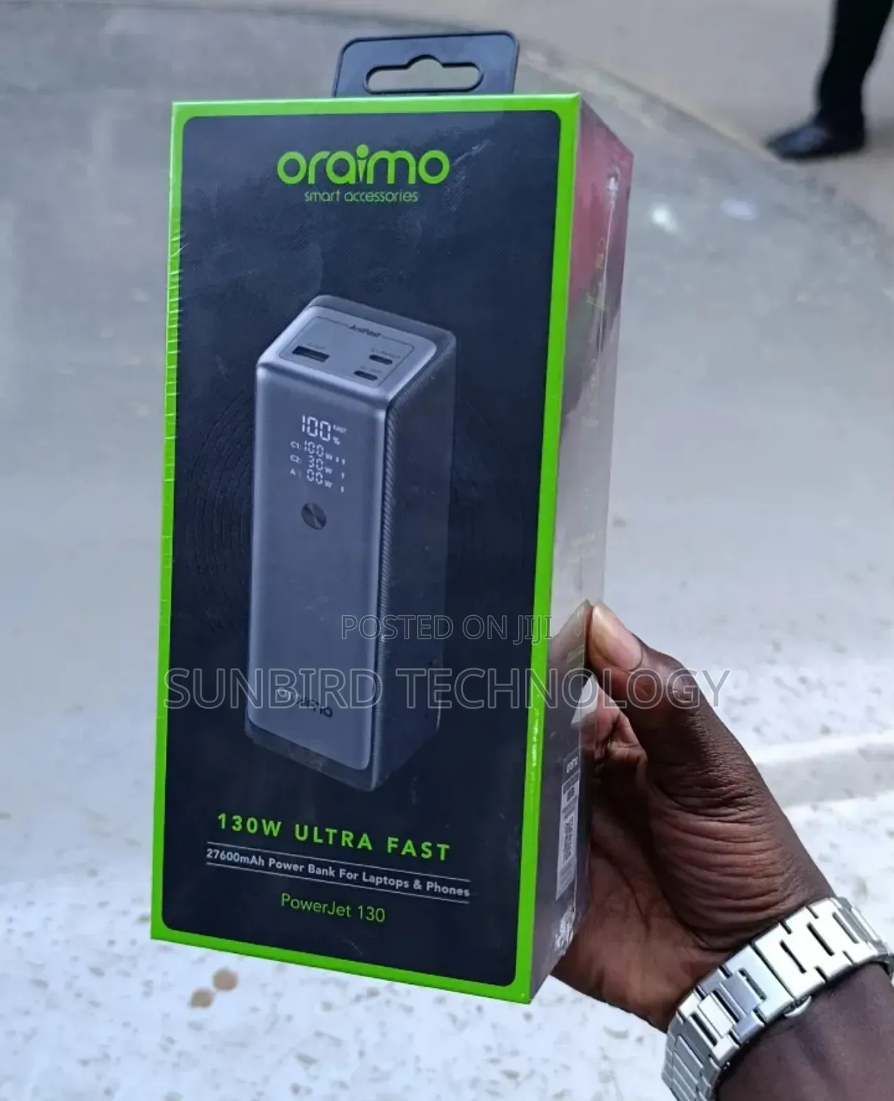 Oraimo 130w Ultra Fast Powerjet 130 Powerbank