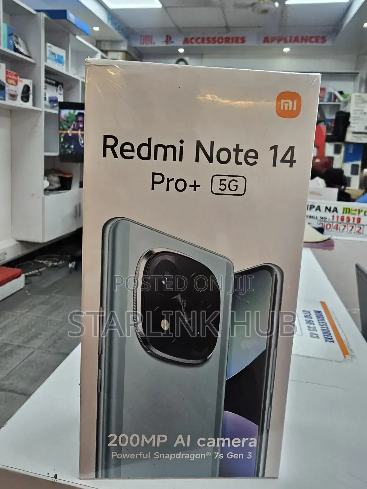New Xiaomi Redmi Note 14 Pro+ 5G 512 GB Black
