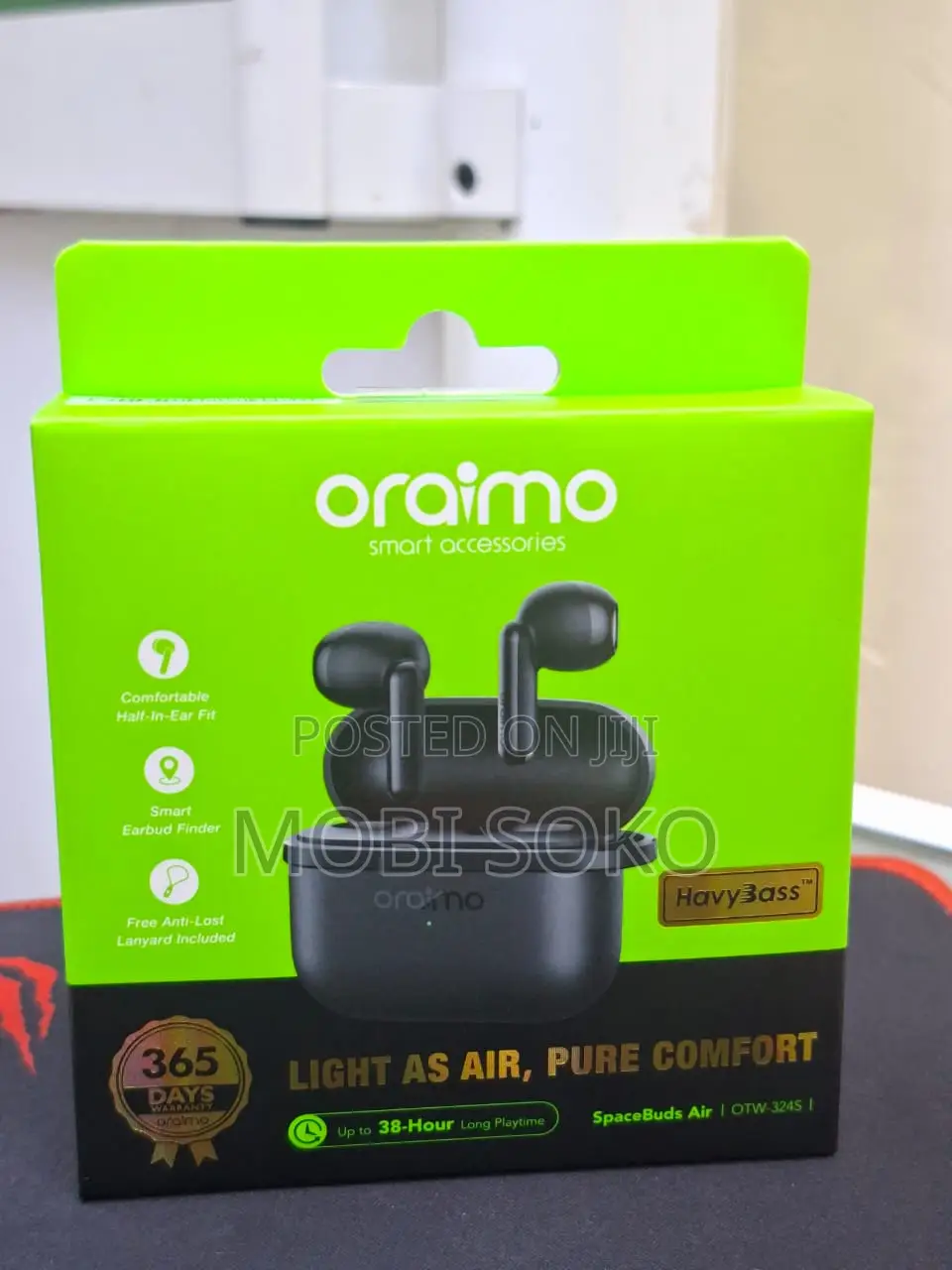 Oraimo Spacebuds Air 38 Hours Smart Finder True Wireless Earbuds