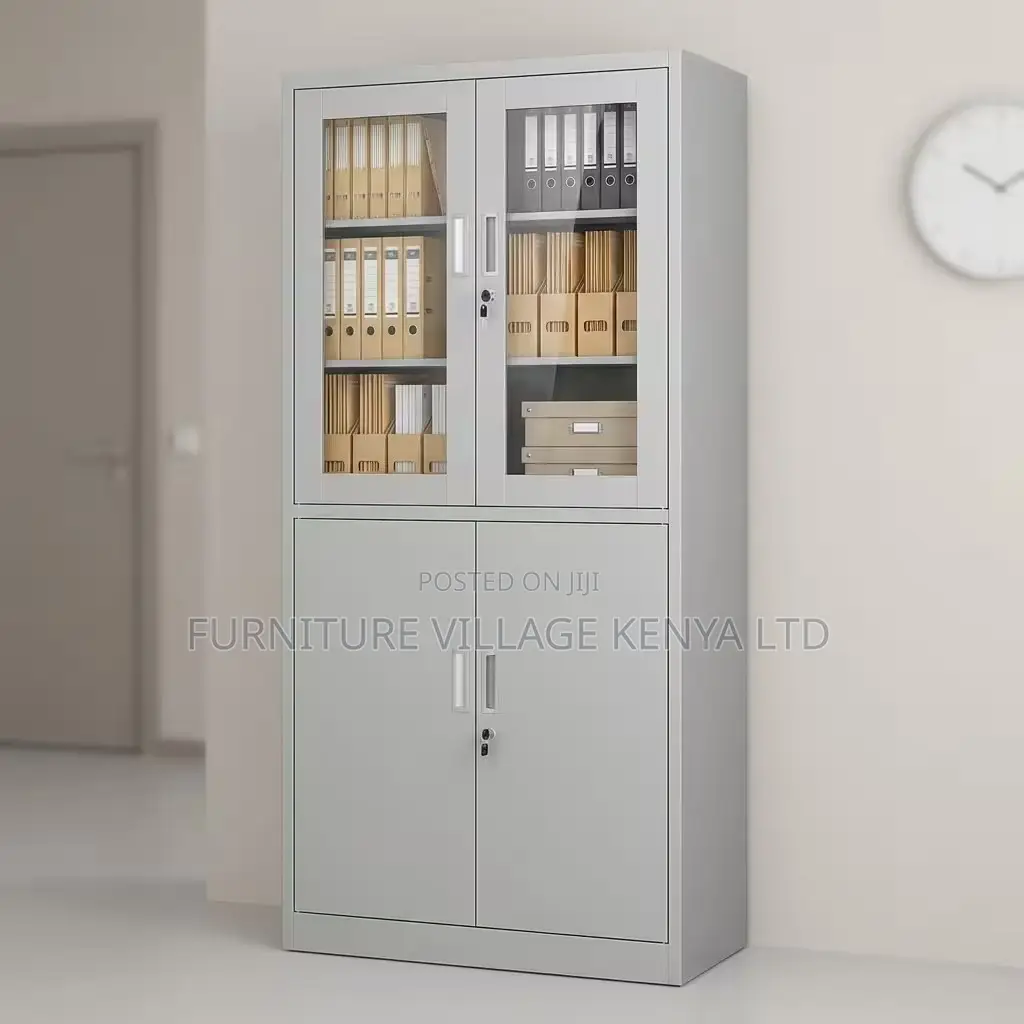 Office Cabinet; 2-door Lockable Filing Office Cabinet