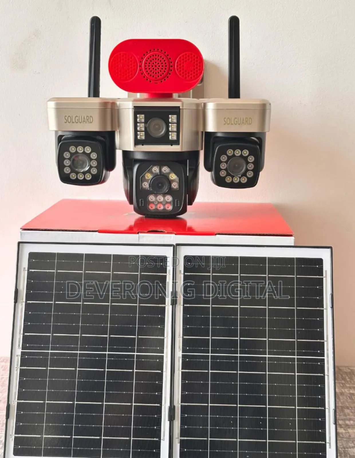 Solgurd 4lens 4g Solar CCTV Camera