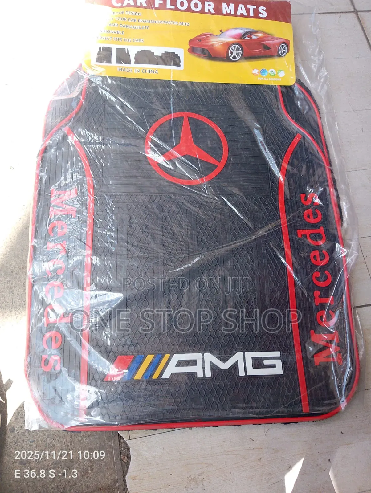 5pc Mercedes Carpet Mats All Weather