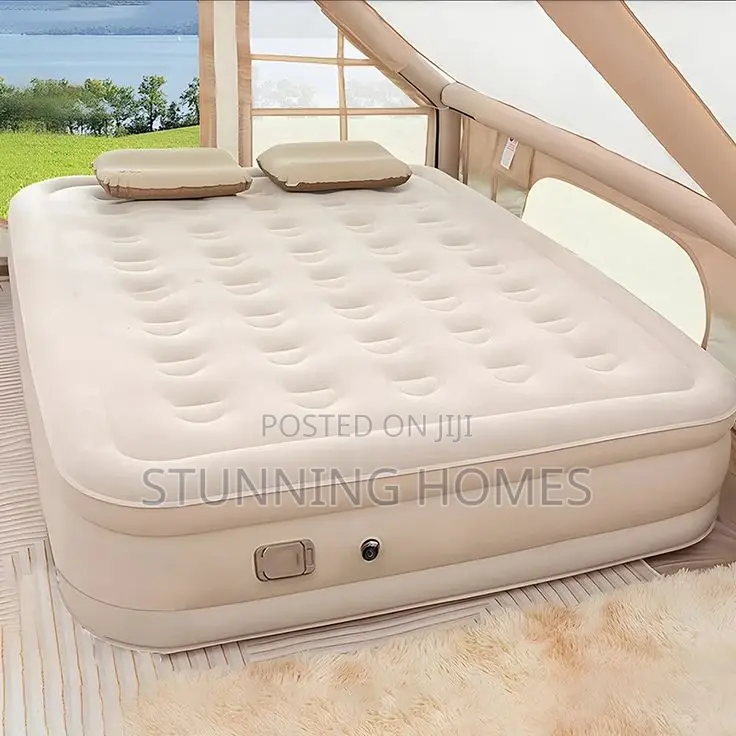 Inflatable Mattress With Pillows