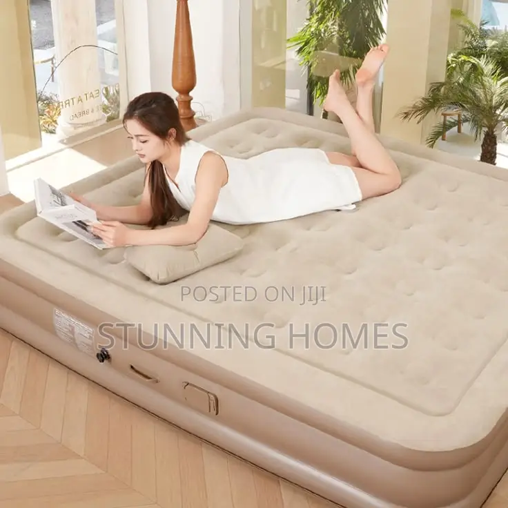 Inflatable Mattress With Pillows