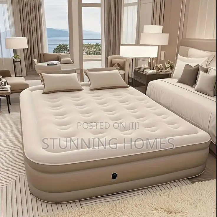 Inflatable Mattress With Pillows