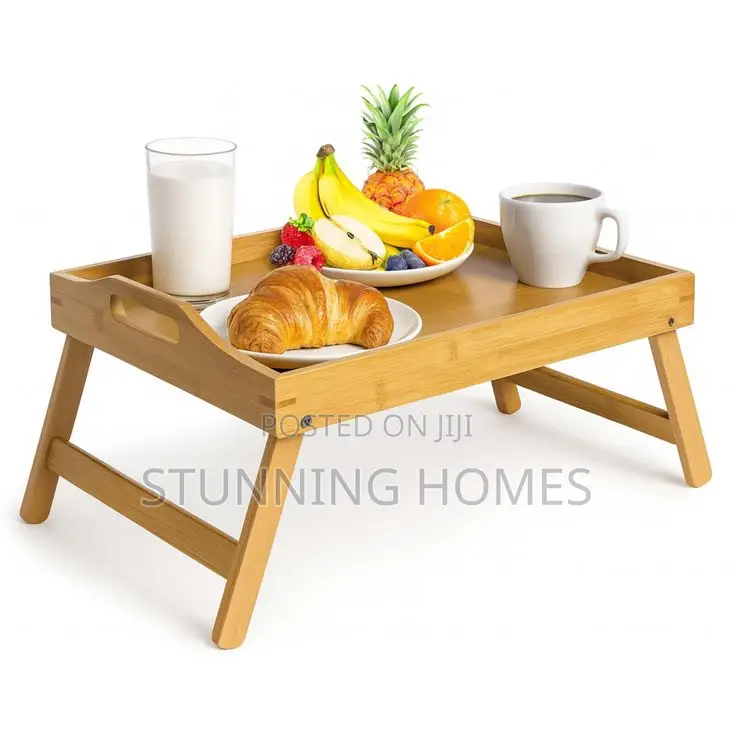 Foldable Serving/Work Wooden Table