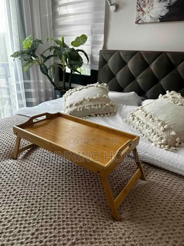 Foldable Serving/Work Wooden Table