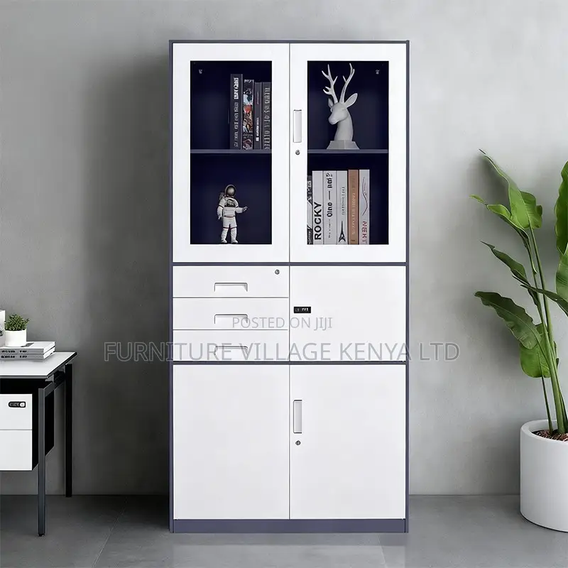 Office Cabinet; 2 Door Office Cabinet With Safe