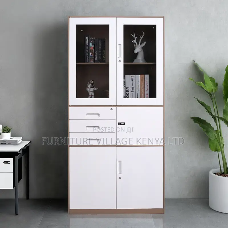 Office Cabinet; 2 Door Office Cabinet With Safe