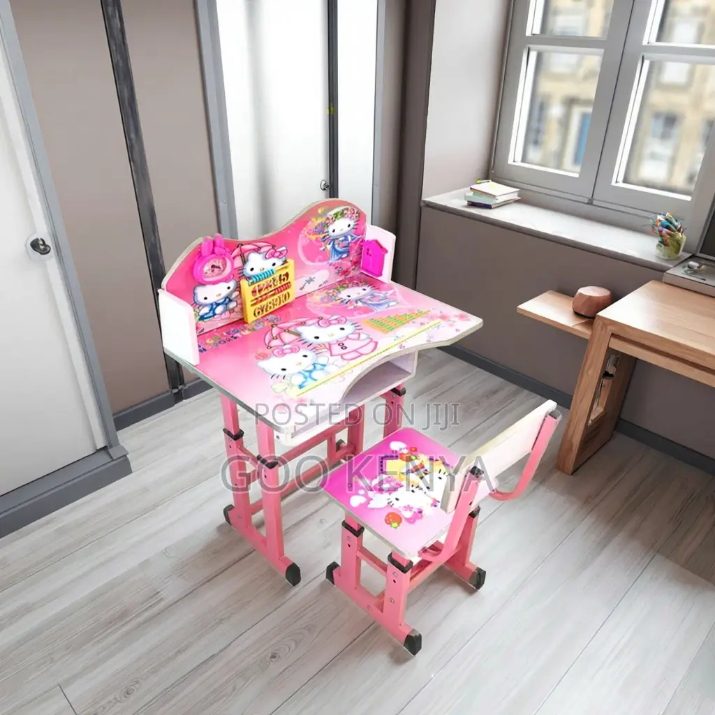 Kids Furniture; Kids Desk And Chair Set For Home Study And Homework