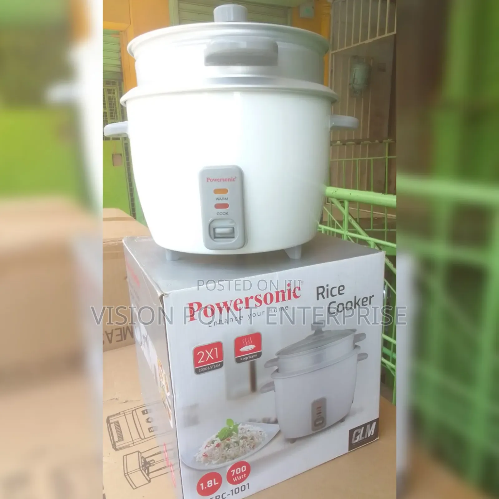 Powersonic Electric Ricecooker 1.8 Litres