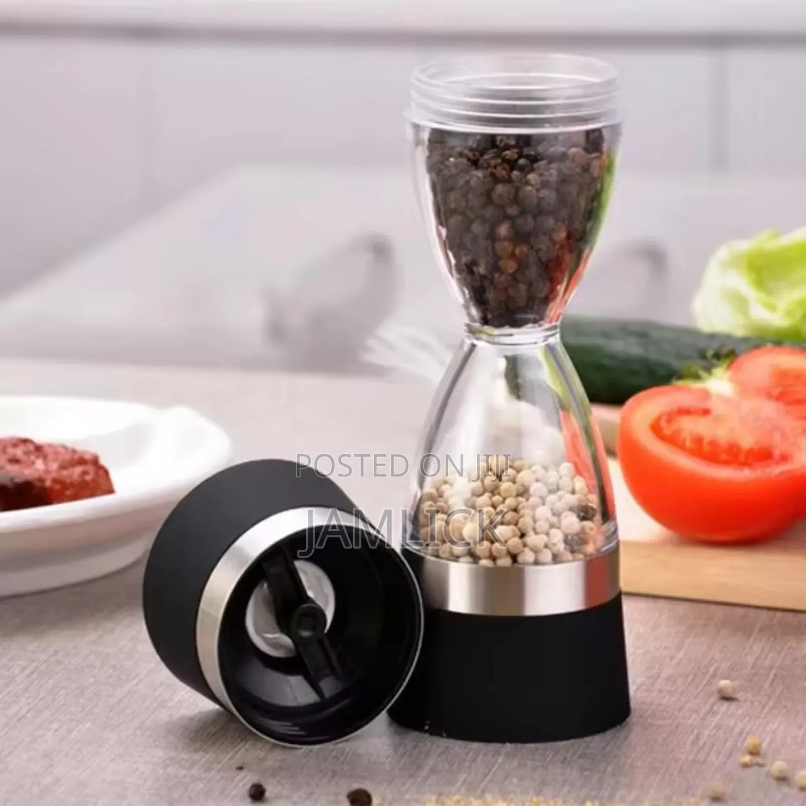 2 in 1 Dual Salt Pepper Grinder - Hk