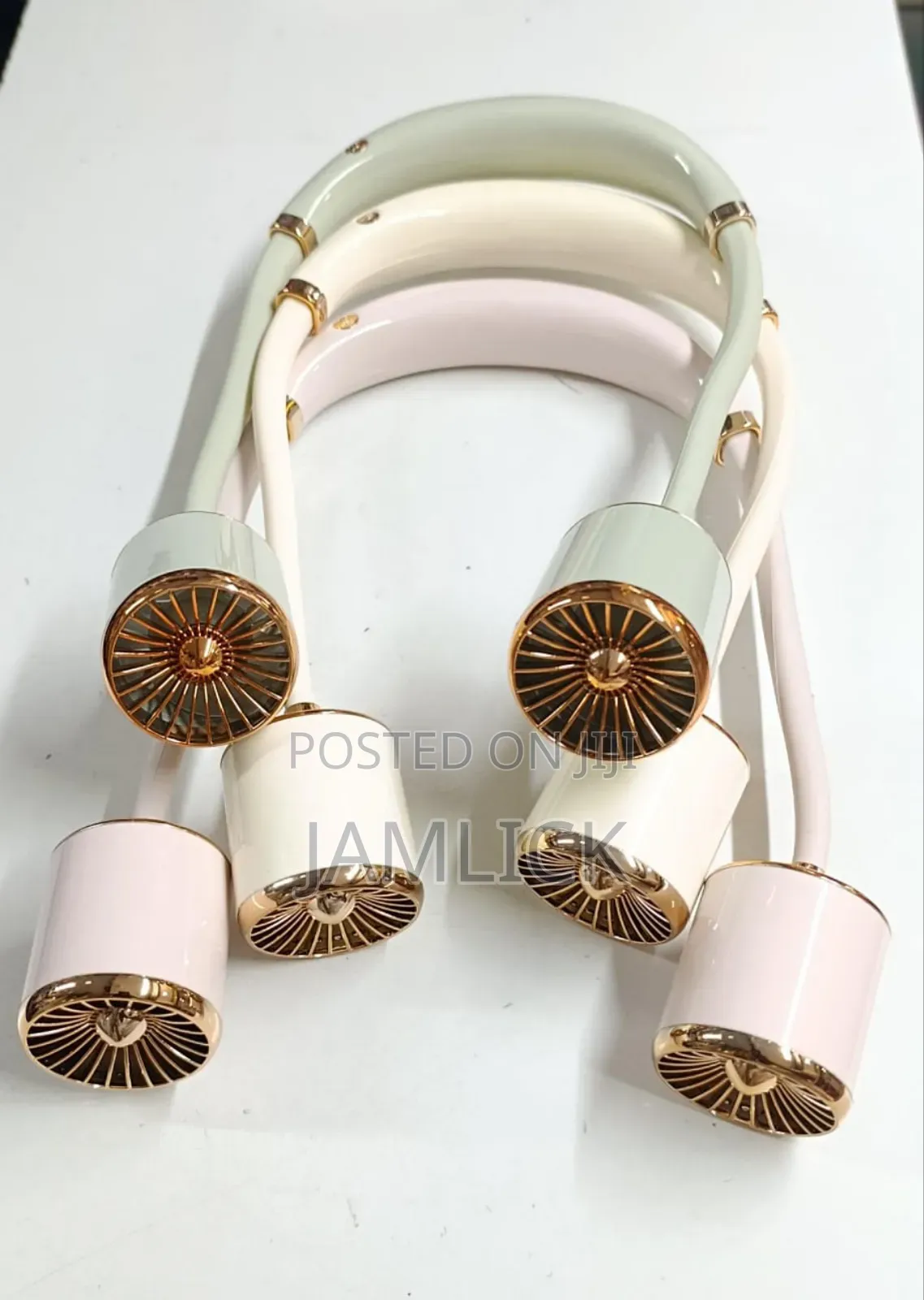 Gold Hanging Neck Fan –Hk