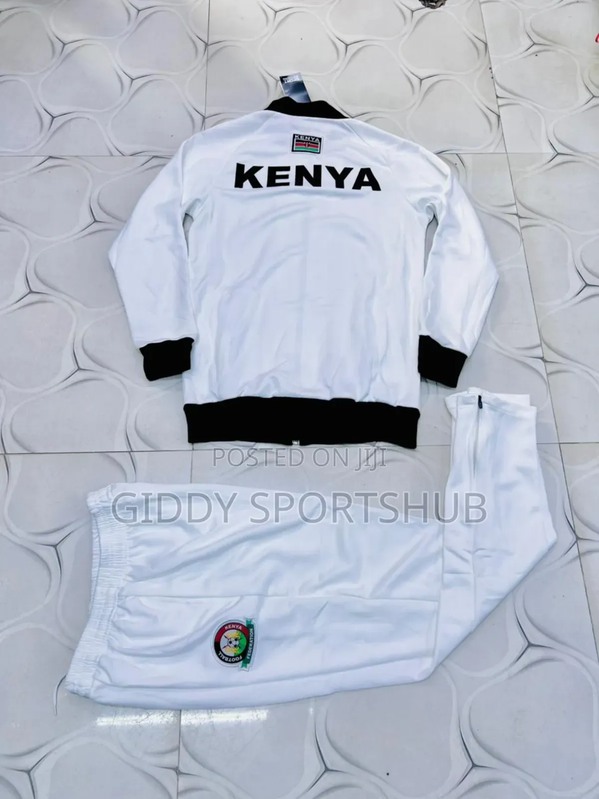 Kenya Tracksuits White