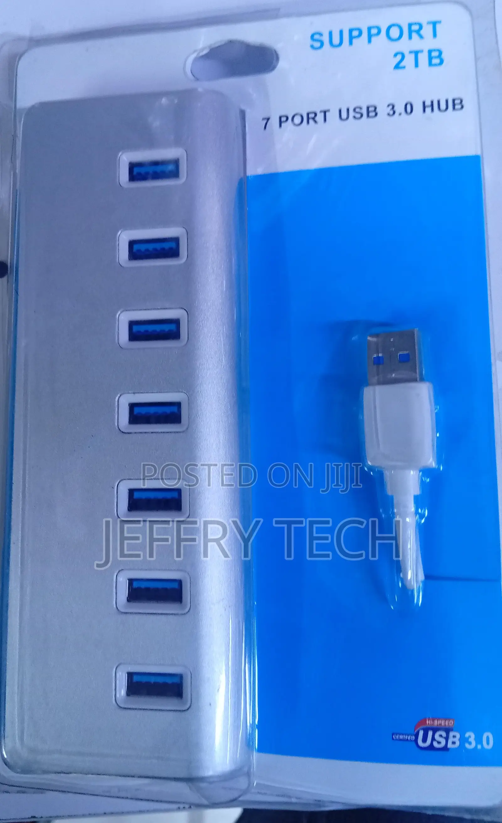 7-port Usb 3.0 Metallic Hub Design To Expand Connectivity For Laptops