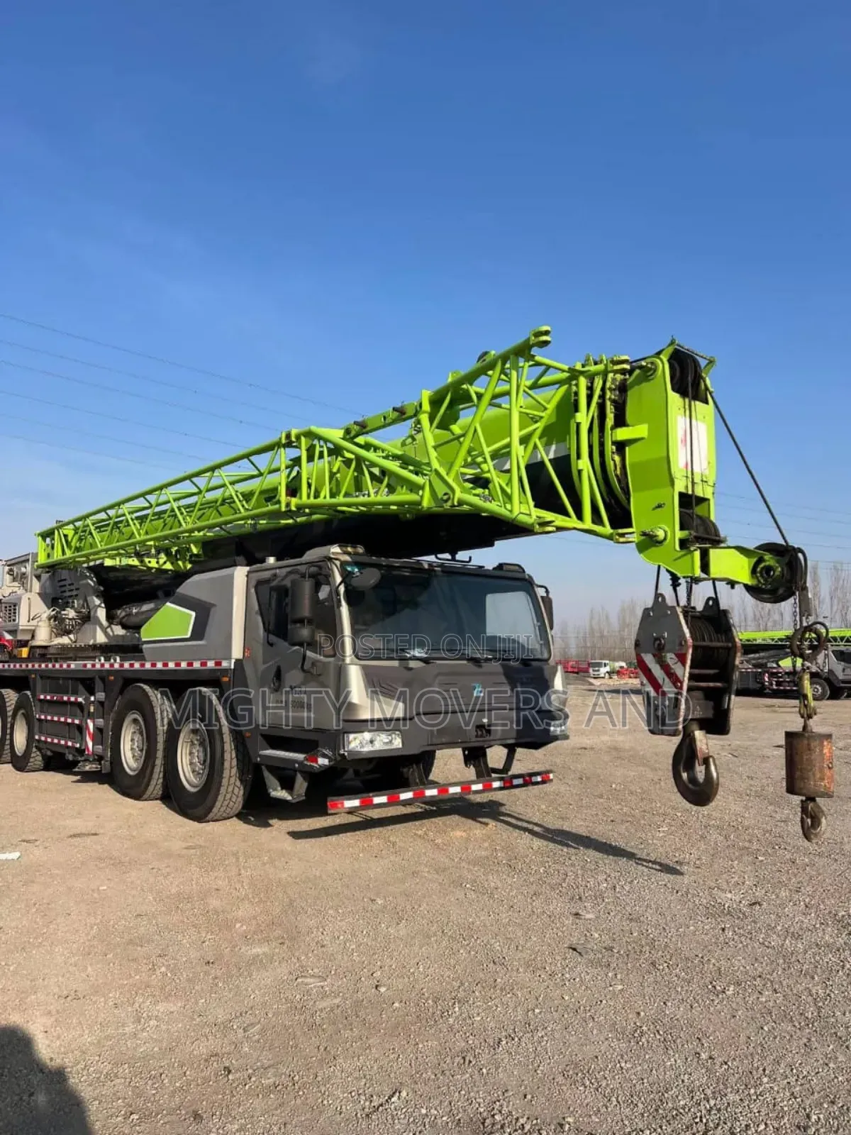 Transit Trailers With Cranes for Goods Transportation Are Available