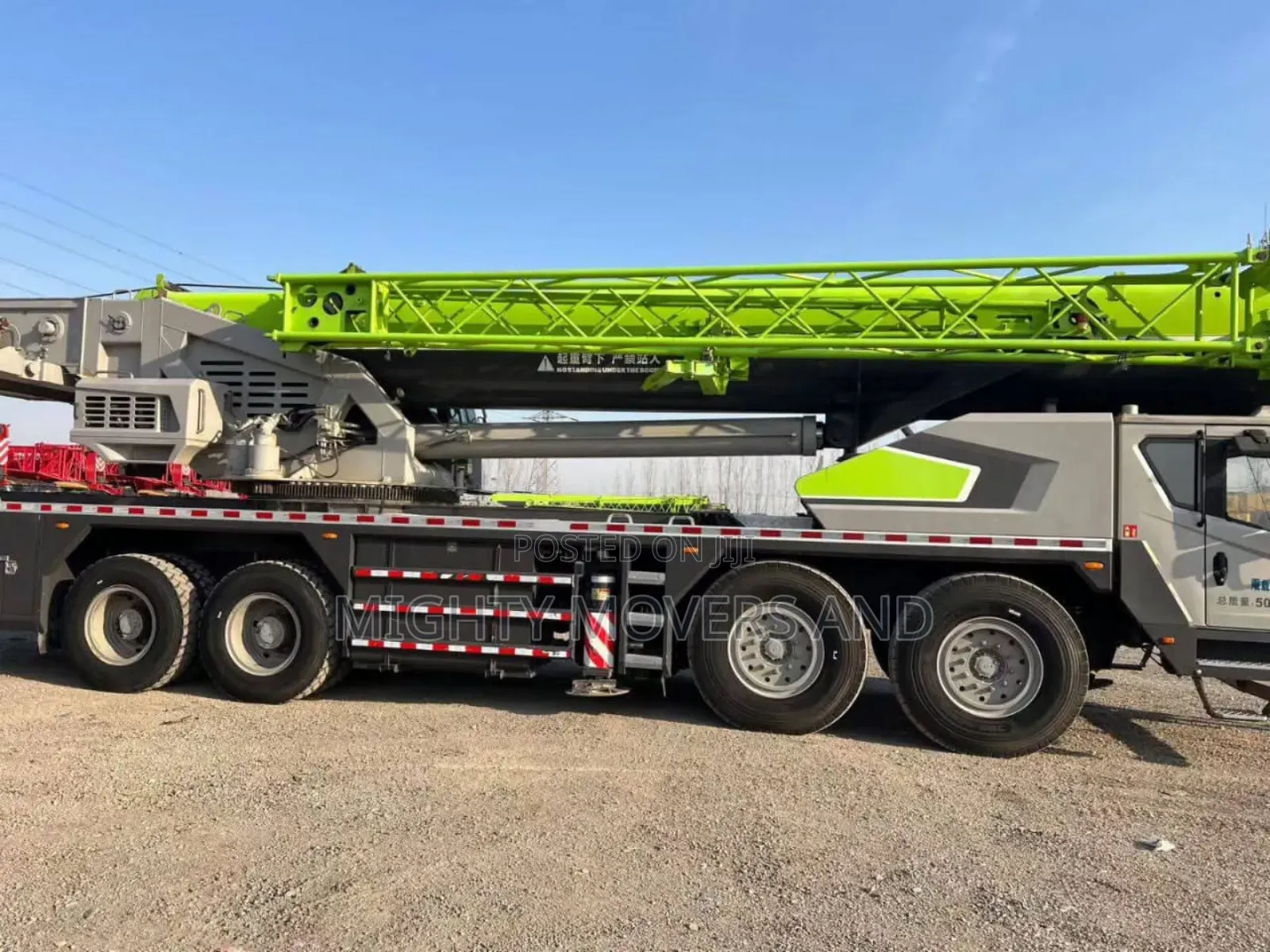 Transit Trailers With Cranes for Goods Transportation Are Available