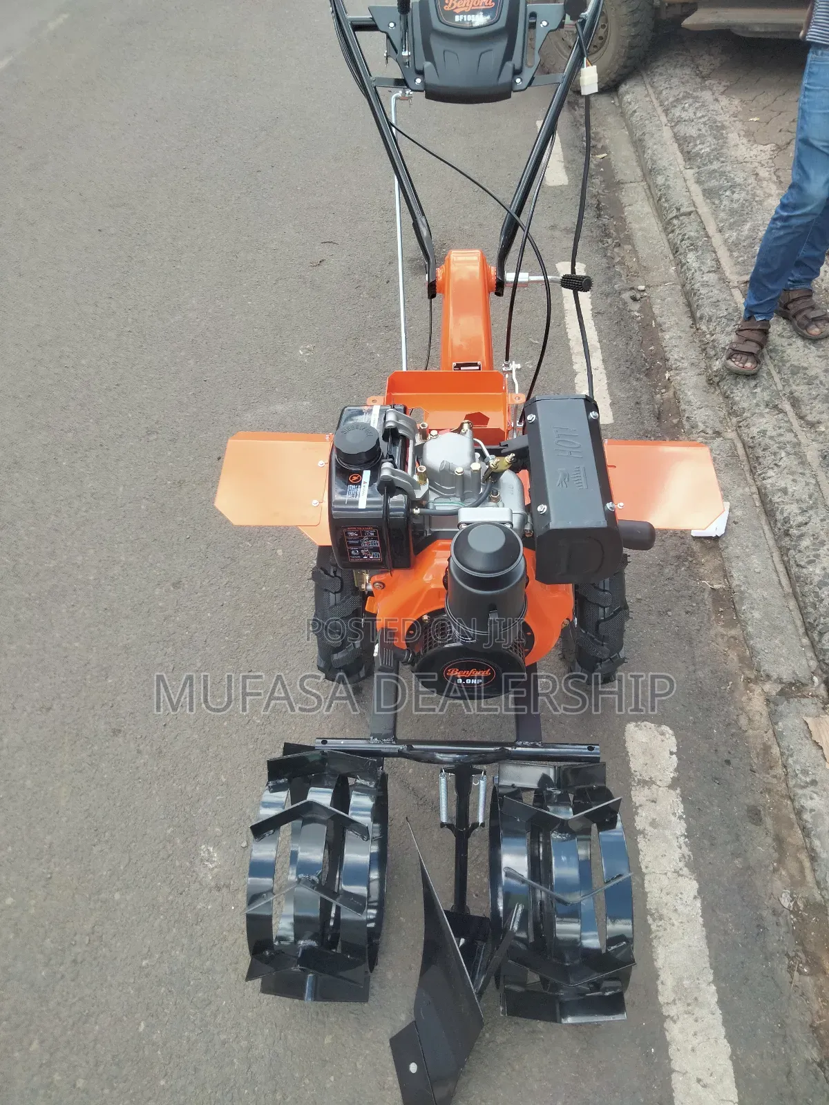 Two Wheeled Power Tiller