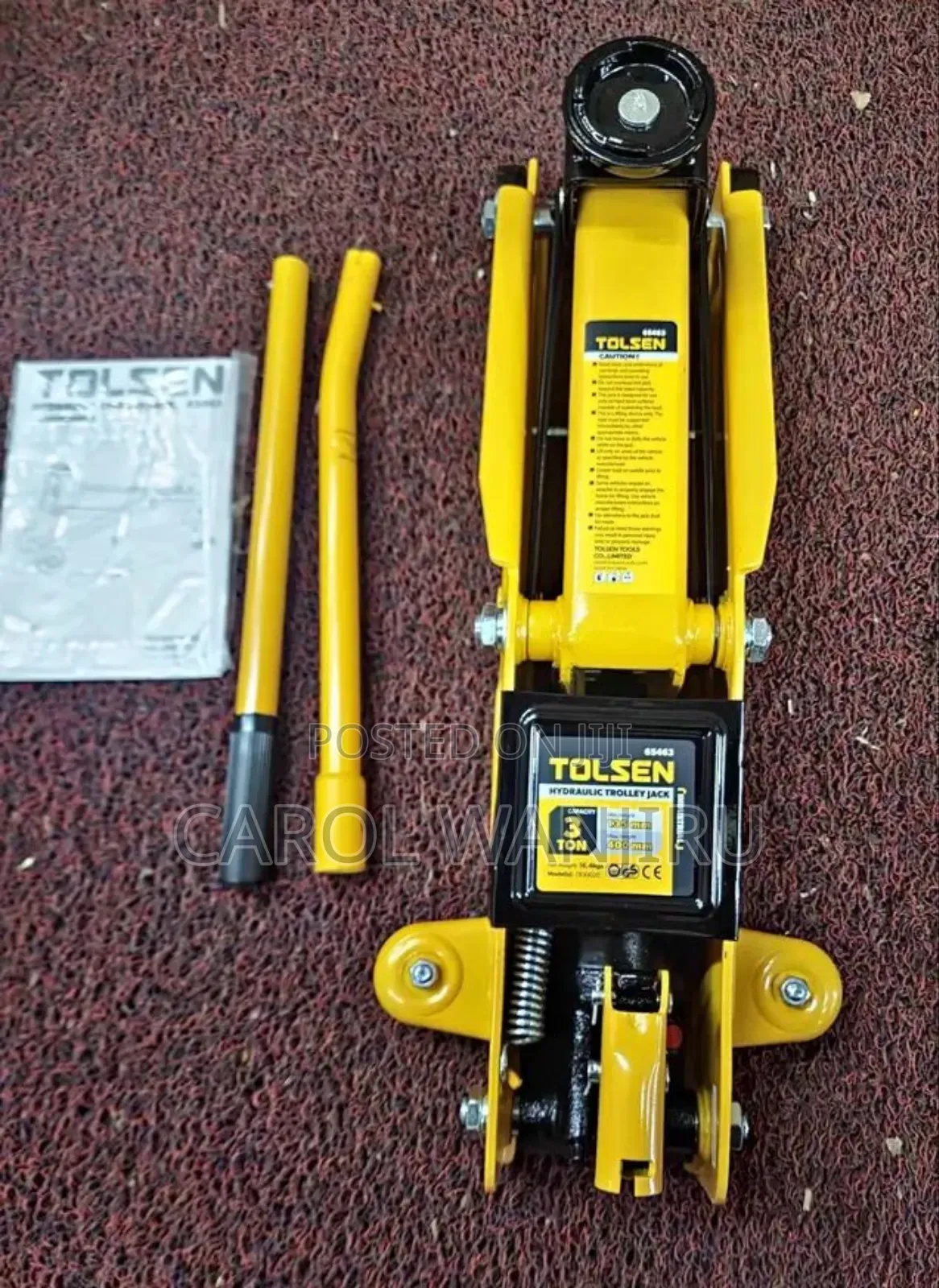 Quality 3tonne Trolley Jack Stand/3t Tolsen Trolley Jack Machine