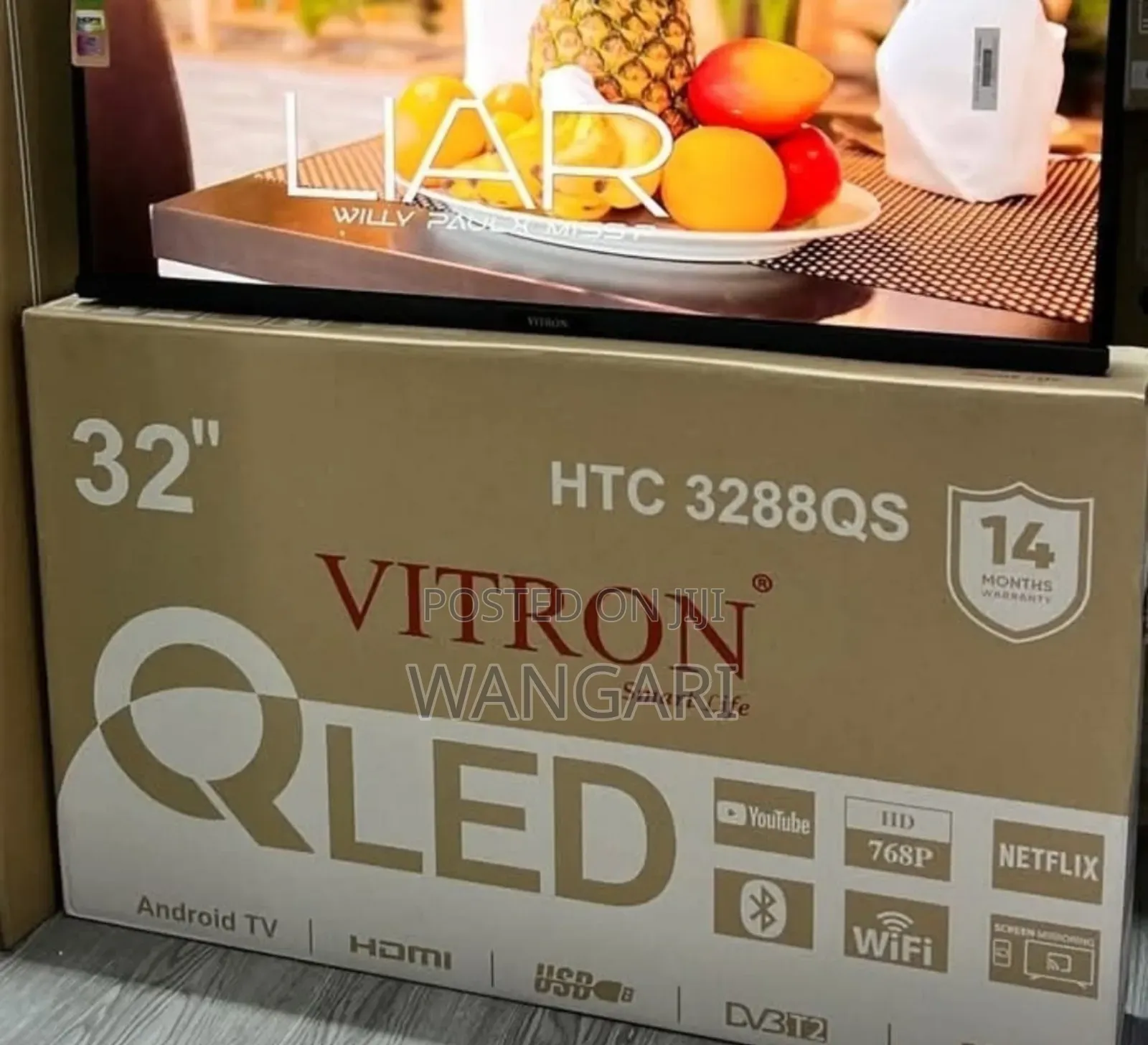 14 Months Warranty Qled Vitron 32 Inch Smart Tv