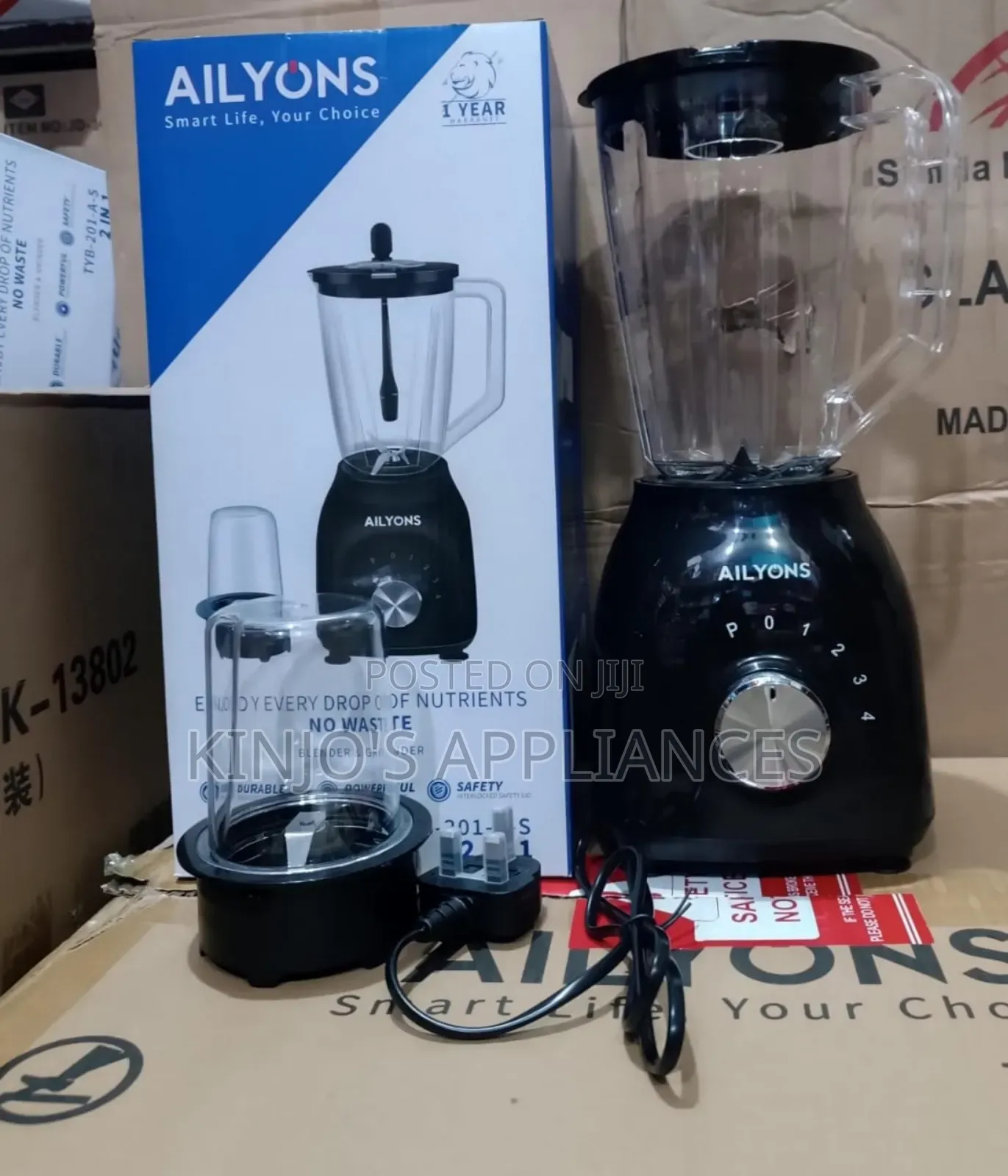 Ailyons 2 in 1 Blender
