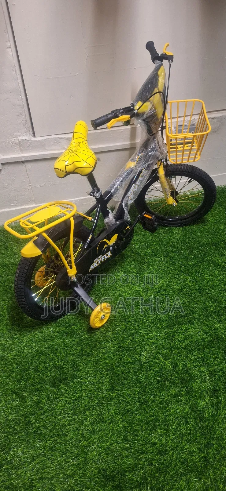 Bike Size 16 Blak And Yellow