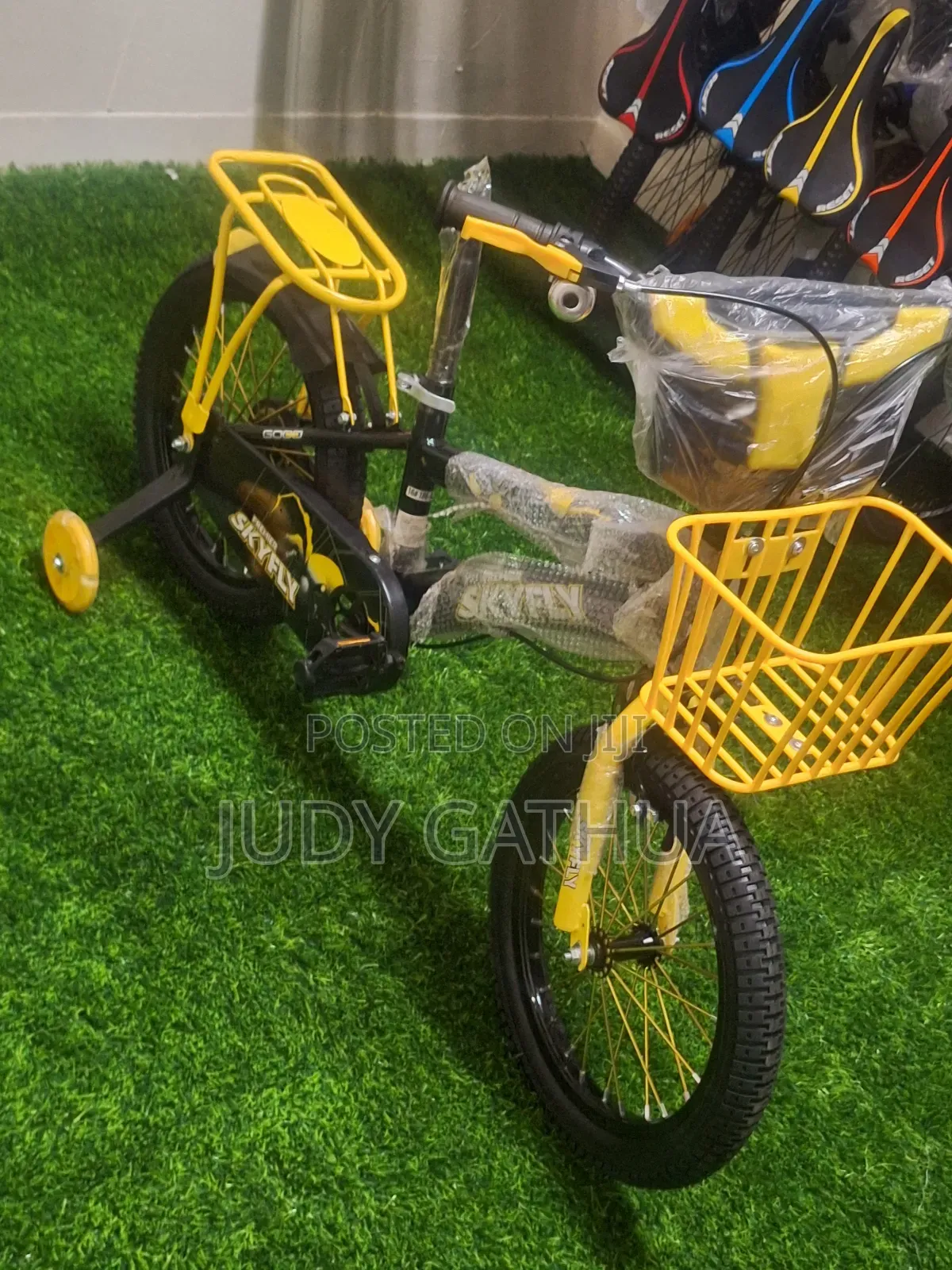 Bike Size 16 Blak And Yellow