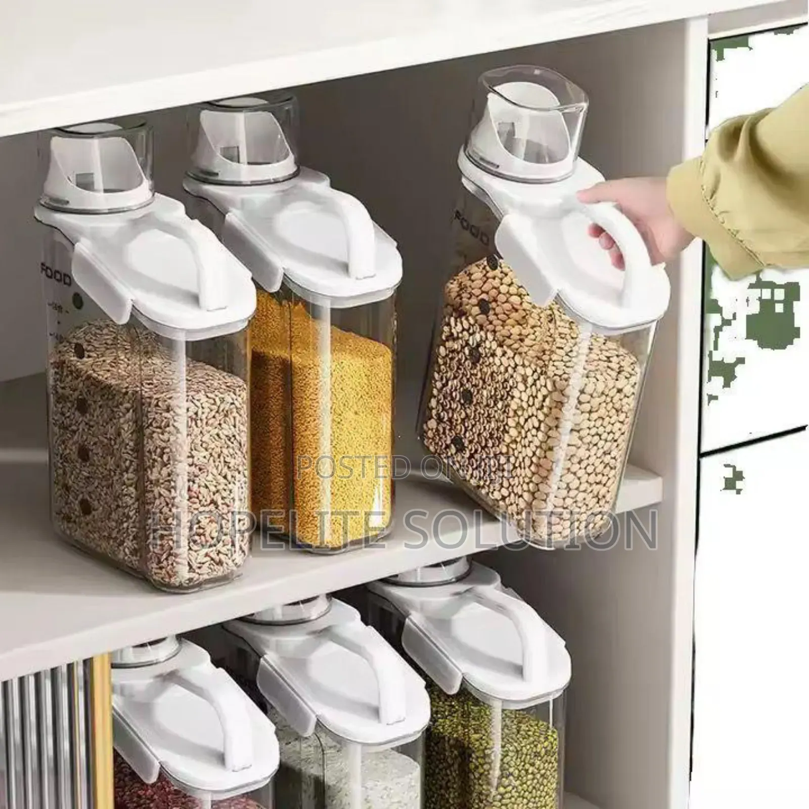 Acrylic Airtight Cereal Storage Container