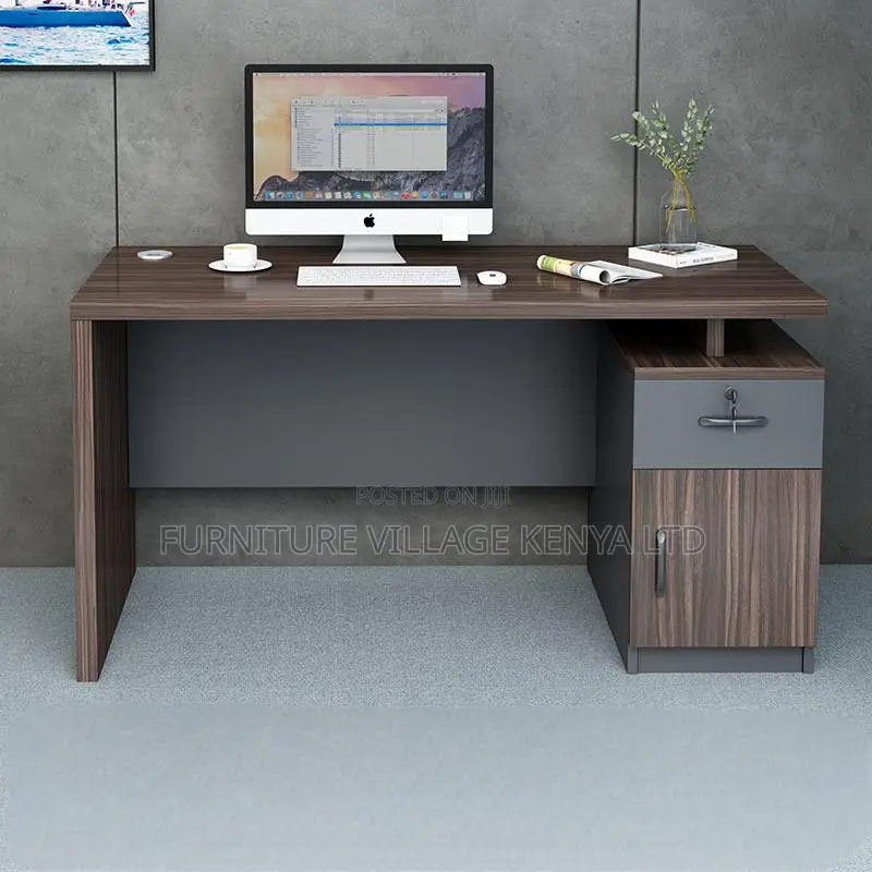 Office Desk; 1.4 Meter Executive Office Desk With Drawers