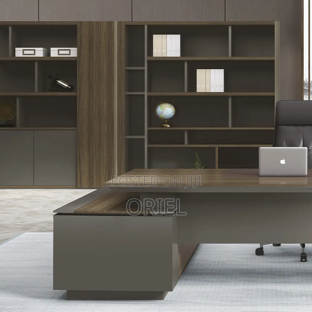 Office Desk : 1.6 M L-Type Executive Office Desk