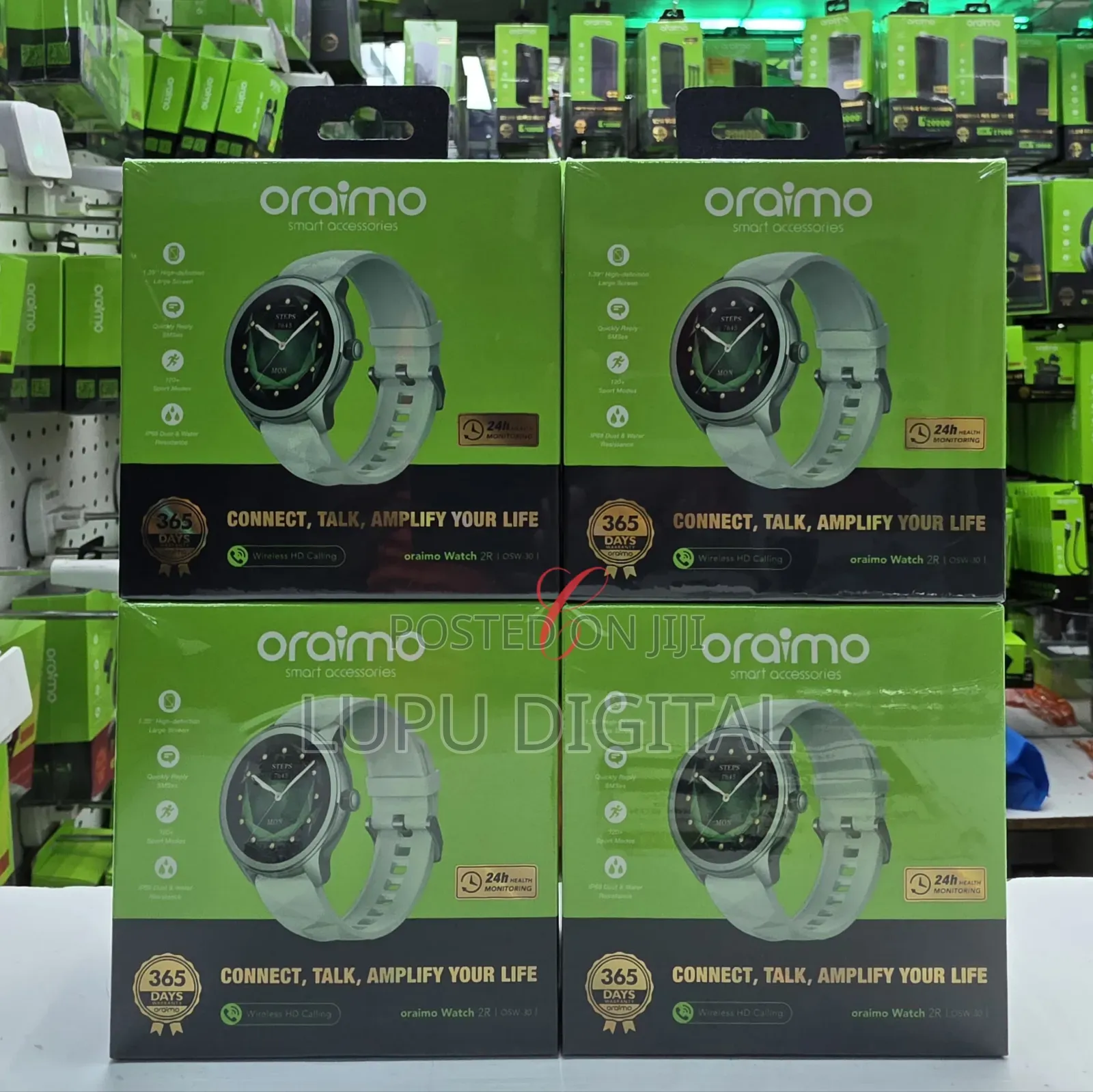 Oraimo *Watch 2r* Osw-30 Colorful 1.39" TFT Ip68 Smart Watch
