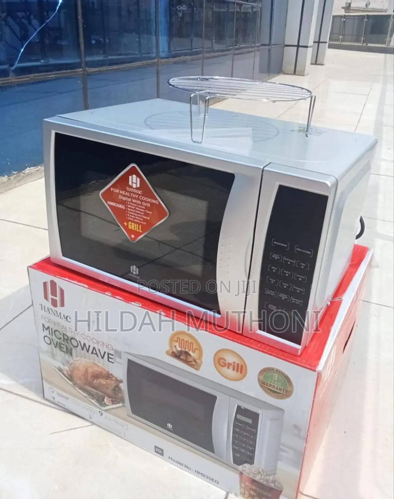 Hanmac Digital Microwave + Grill Hmr20eg