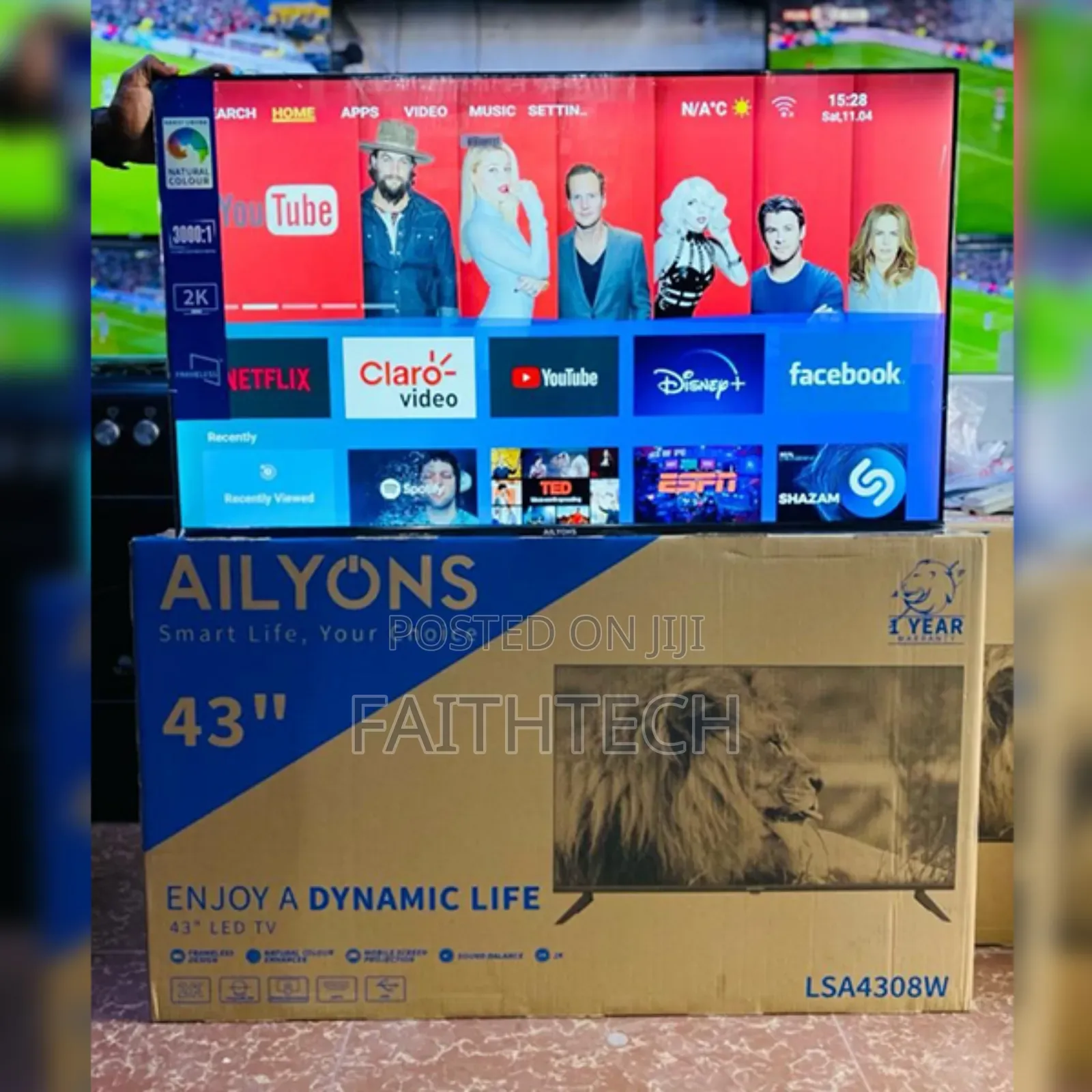 *Ailyons 43" Smart With Bluetooth