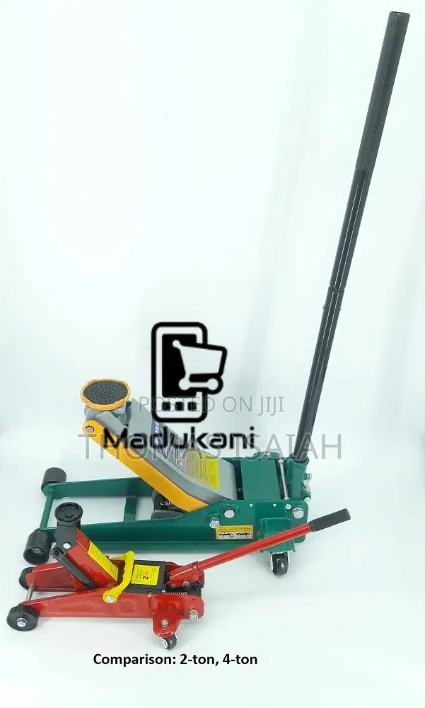 4 Ton Heavy Duty Rapid Lift Trolley Jack With Twin Hydraulic