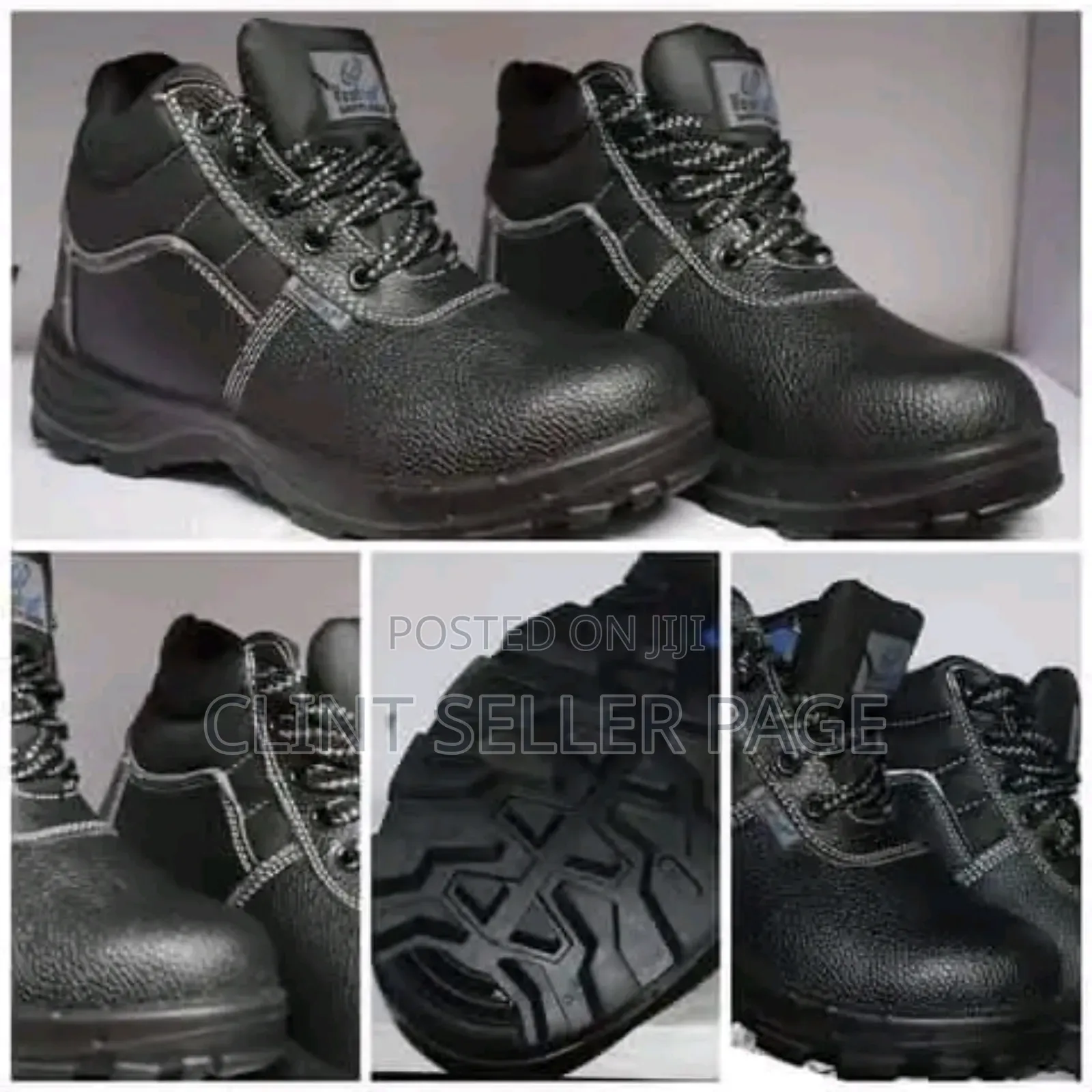 Vaultex Original Leather Safety Shoes (Black)