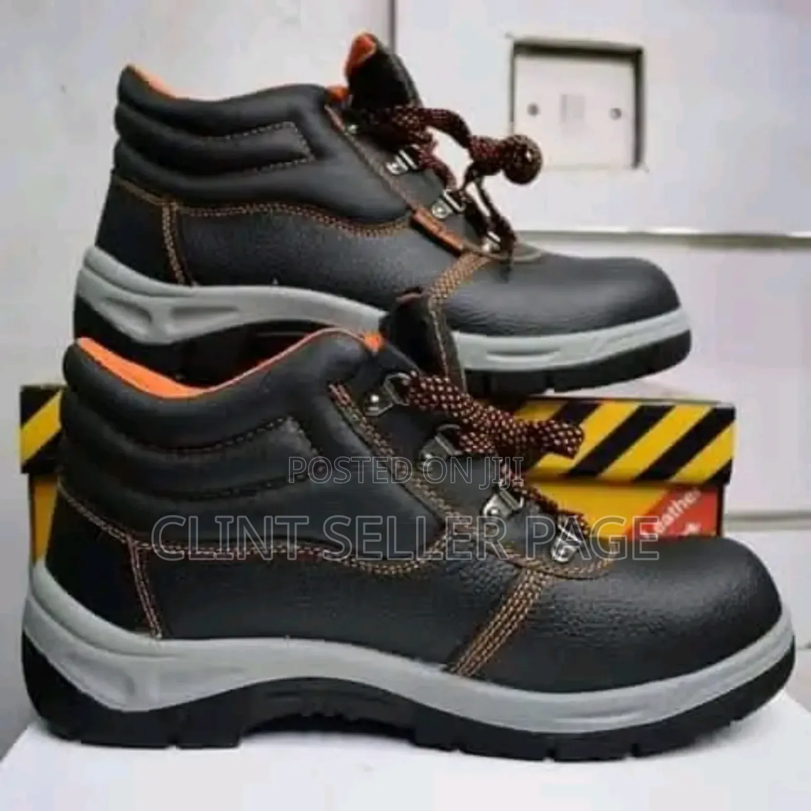 Vaultex Original Leather Safety Shoes (Black)