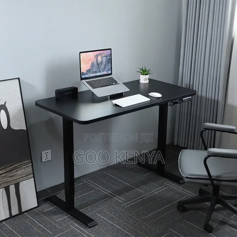 Home Office Desk; Electric Height-adjustable Desk For Computer Use